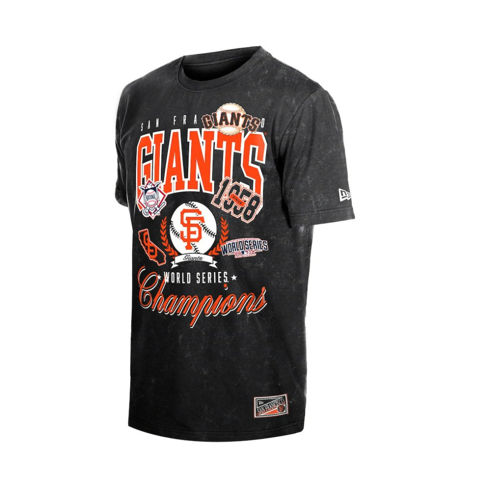 San Francisco Giants Mineral Wash T-Shirt Black | New Era