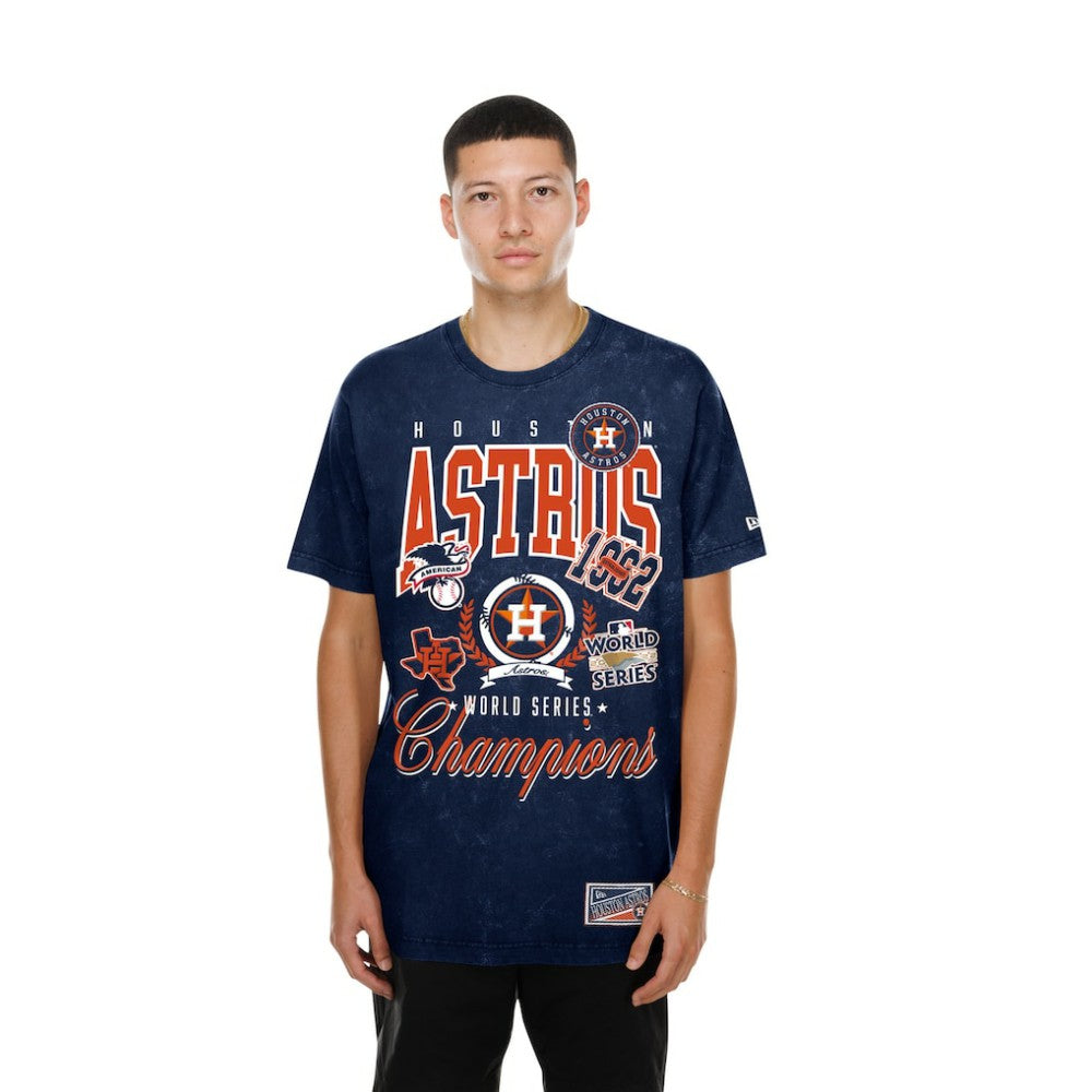 Houston Astros Mineral Wash T-Shirt Navy | New Era