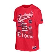 St. Louis Cardinals  Oversized Throwback Distressed T-Shirt Red | New Era