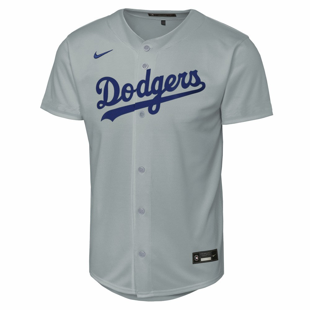 Los Angeles Dodgers Youth Alternate Replica Jersey Gray | Nike