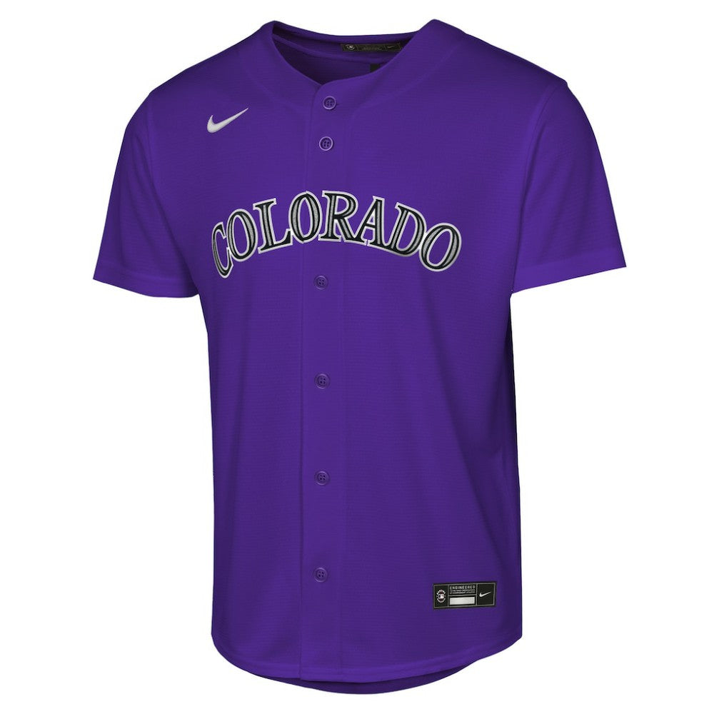 Kris Bryant Colorado Rockies Youth Alternate Replica Jersey Purple | Nike