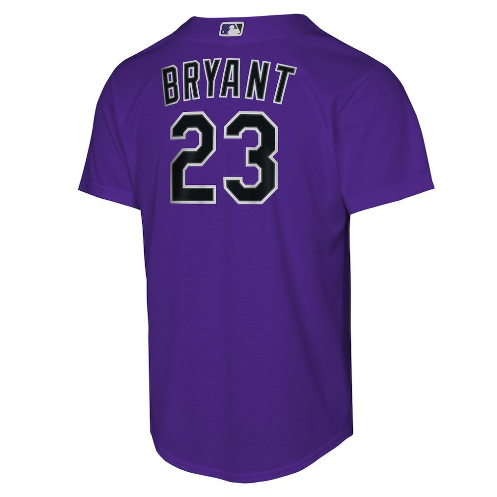 Kris Bryant Colorado Rockies Youth Alternate Replica Jersey Purple | Nike