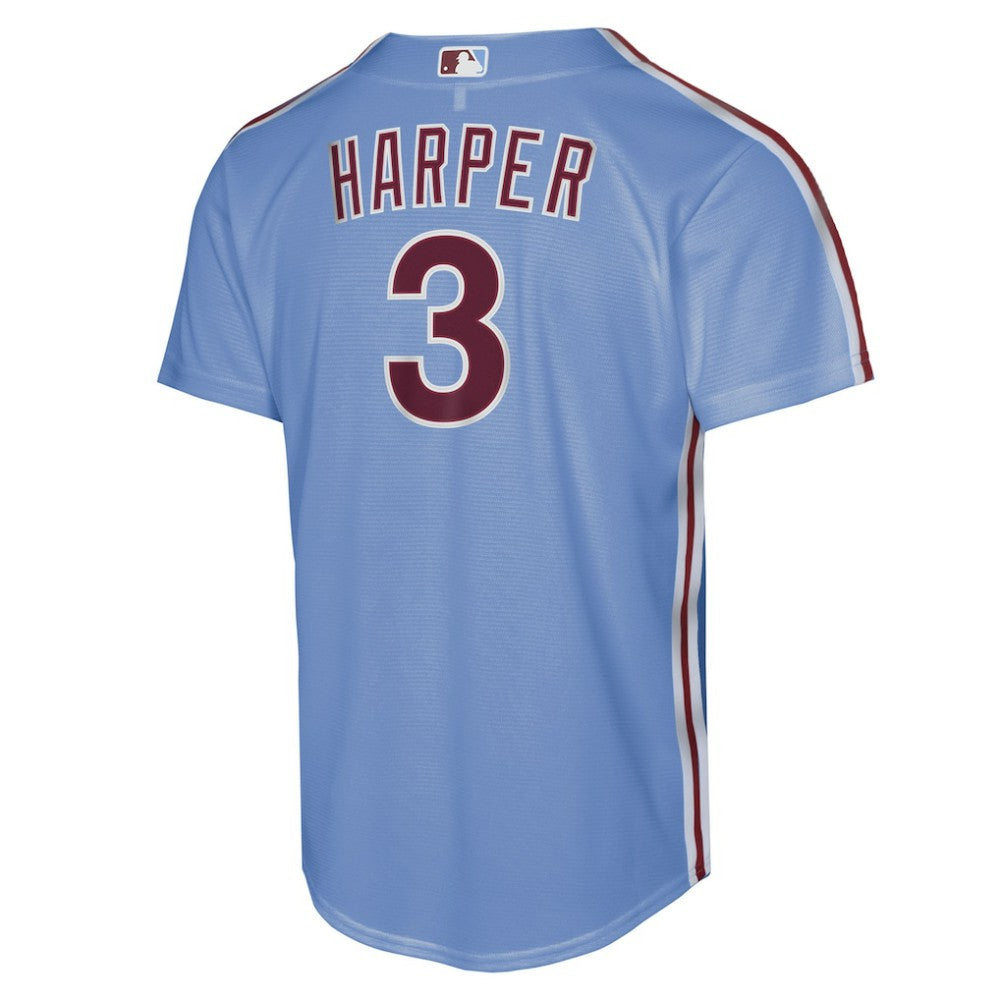 Bryce Harper Philadelphia Phillies Youth Alternate Replica Jersey Light Blue | Nike