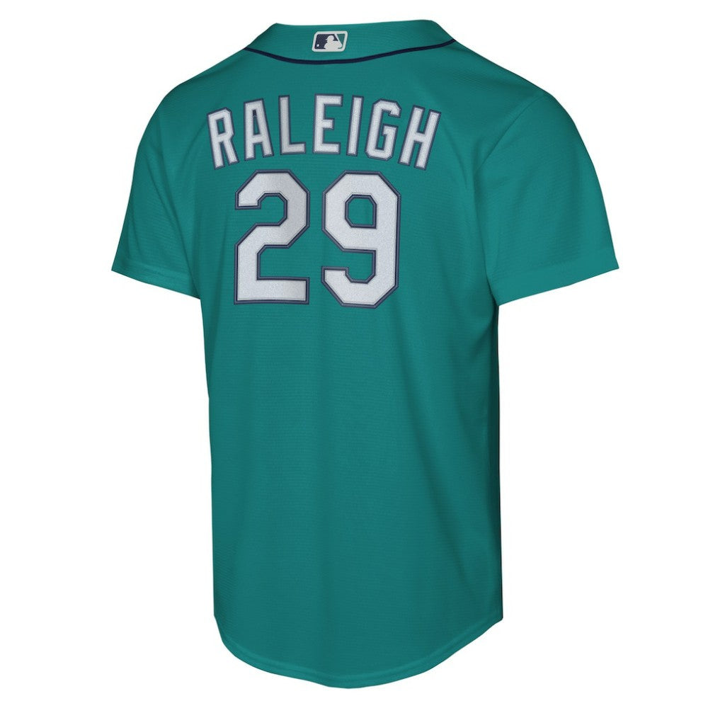 Cal Raleigh Seattle Mariners Youth Alternate Replica Jersey Teal | Nike