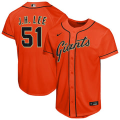 Jung Hoo Lee San Francisco Giants Youth Alternate Replica Jersey Orange | Nike