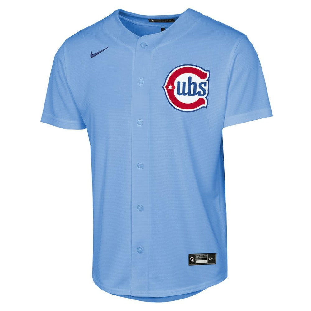 Pete Crow-Armstrong Chicago Cubs Youth Alternate 2 Replica Jersey Light Blue | Nike
