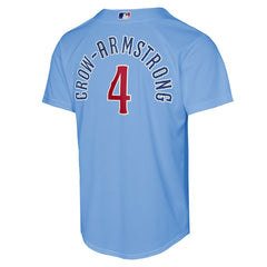 Pete Crow-Armstrong Chicago Cubs Youth Alternate 2 Replica Jersey Light Blue | Nike