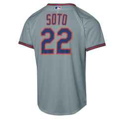 Juan Soto New York Mets Youth Road Replica Jersey Gray | Nike