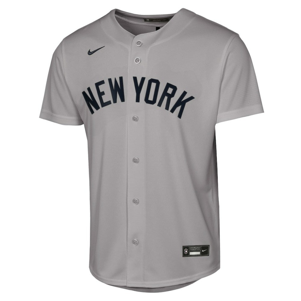 Aaron Judge New York Yankees Youth Road Replica Jersey Gray | Nike