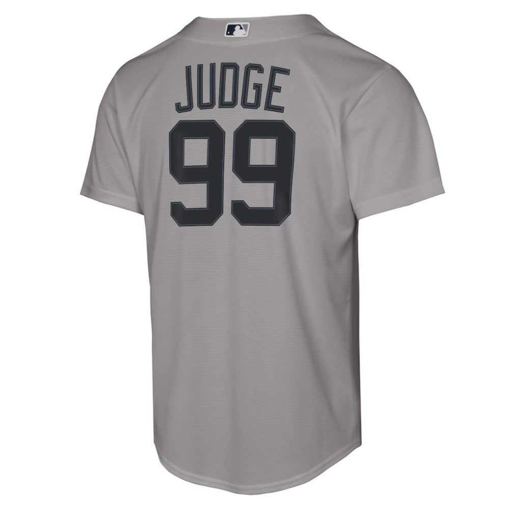 Aaron Judge New York Yankees Youth Road Replica Jersey Gray | Nike