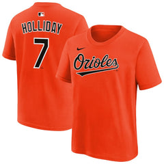 Jackson Holliday Baltimore Orioles Youth Name & Number T-Shirt Orange | Nike