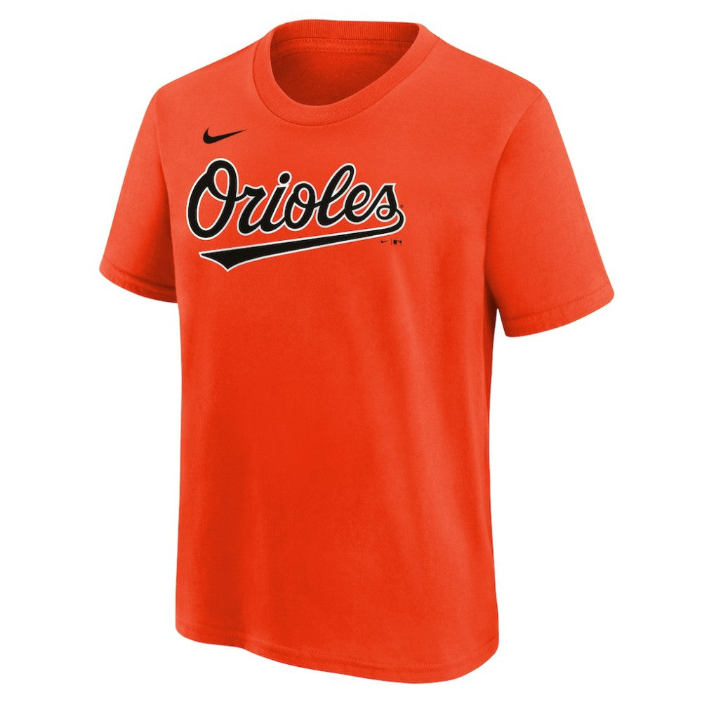 Jackson Holliday Baltimore Orioles Youth Name & Number T-Shirt Orange | Nike