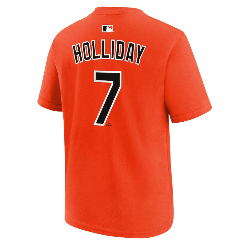 Jackson Holliday Baltimore Orioles Youth Name & Number T-Shirt Orange | Nike