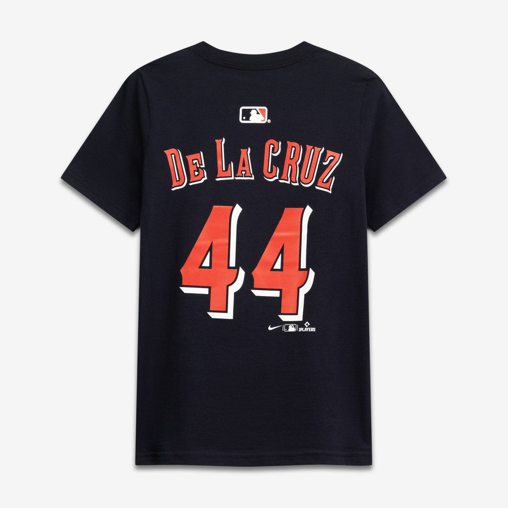 Elly De La Cruz Cincinnati Reds Youth Name & Number T-Shirt Black | Nike