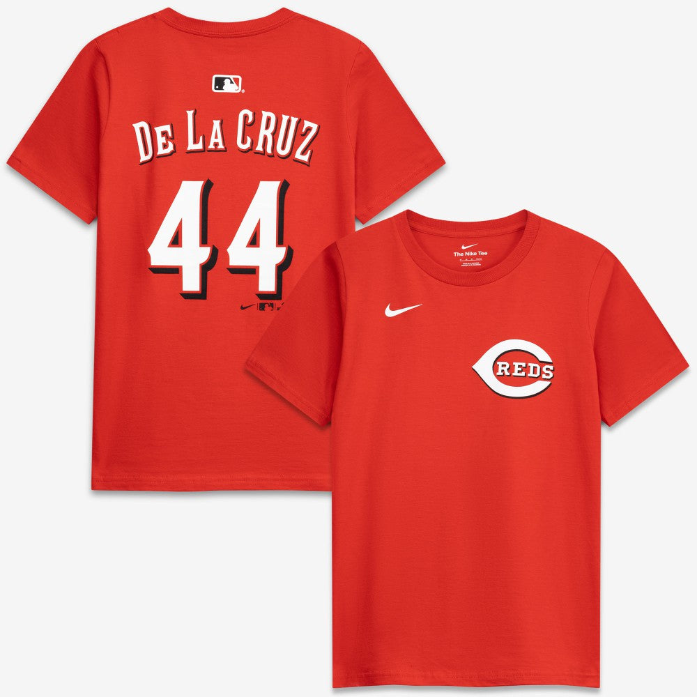 Elly De La Cruz Cincinnati Reds Youth Name & Number T-Shirt Red | Nike
