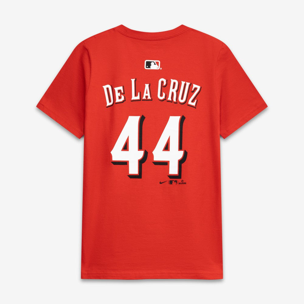 Elly De La Cruz Cincinnati Reds Youth Name & Number T-Shirt Red | Nike