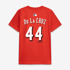 Elly De La Cruz Cincinnati Reds Youth Name & Number T-Shirt Red | Nike