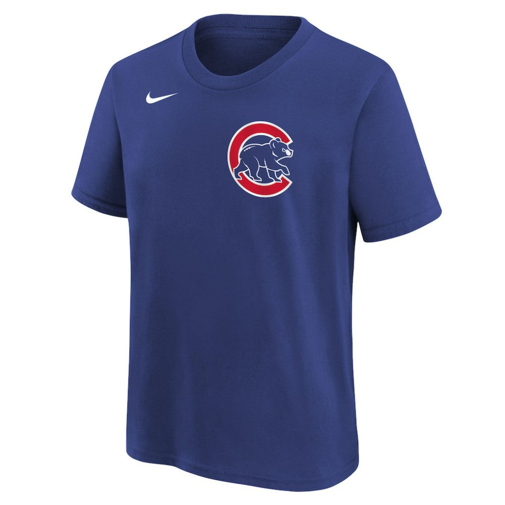 Dansby Swanson Chicago Cubs Youth Name & Number T-Shirt Royal | Nike