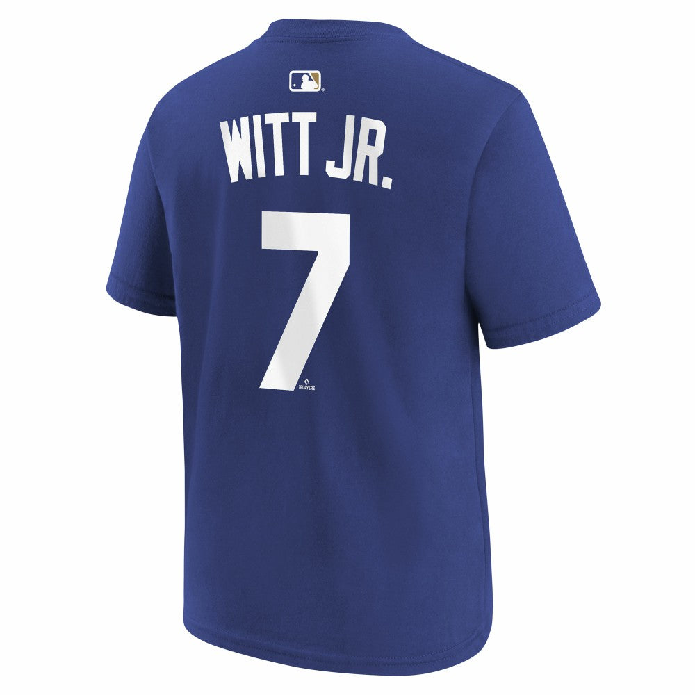 Bobby Witt Jr. Kansas City Royals Youth Name & Number T-Shirt Royal | Nike