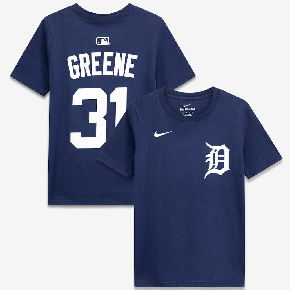 Riley Greene Detroit Tigers Youth Name & Number T-Shirt Navy | Nike