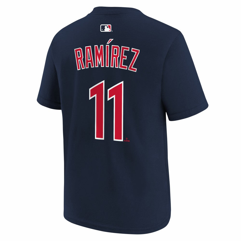 José Ramírez Cleveland Guardians Youth Name & Number T-Shirt Navy | Nike