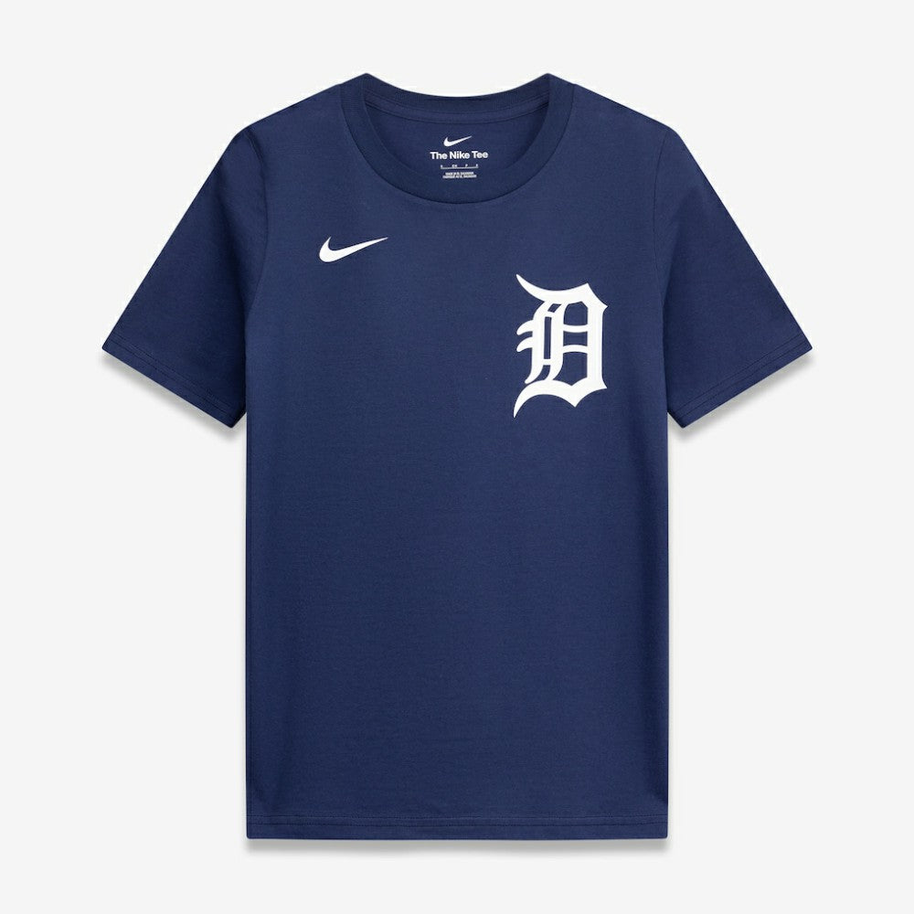 Tarik Skubal Detroit Tigers Youth Name & Number T-Shirt Navy | Nike