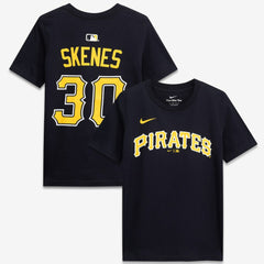Paul Skenes Pittsburgh Pirates Youth Name & Number T-Shirt Black | Nike