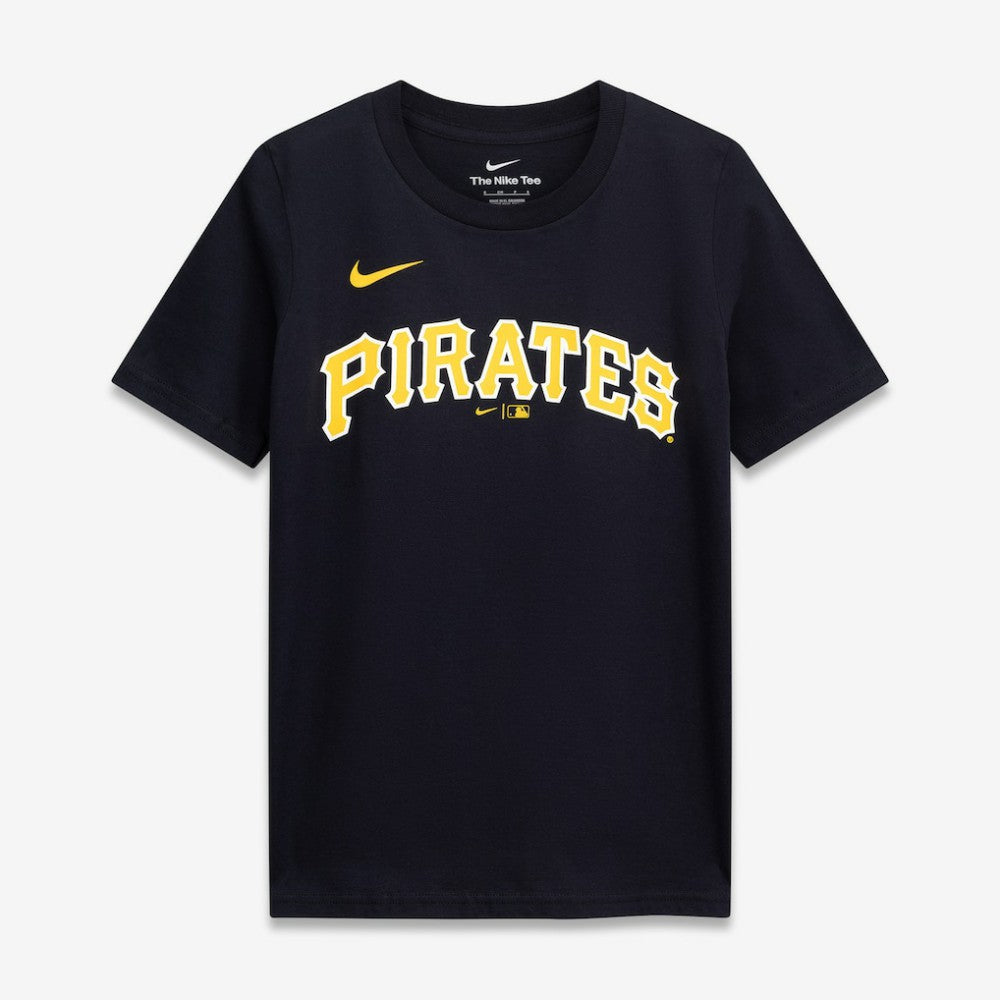 Paul Skenes Pittsburgh Pirates Youth Name & Number T-Shirt Black | Nike