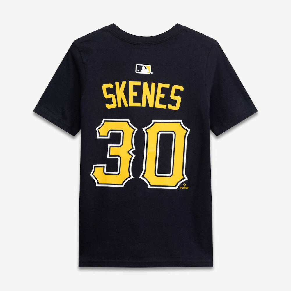 Paul Skenes Pittsburgh Pirates Youth Name & Number T-Shirt Black | Nike