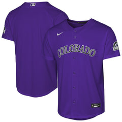 Colorado Rockies Youth Alternate 2 Stadium Jersey Purple | Nike