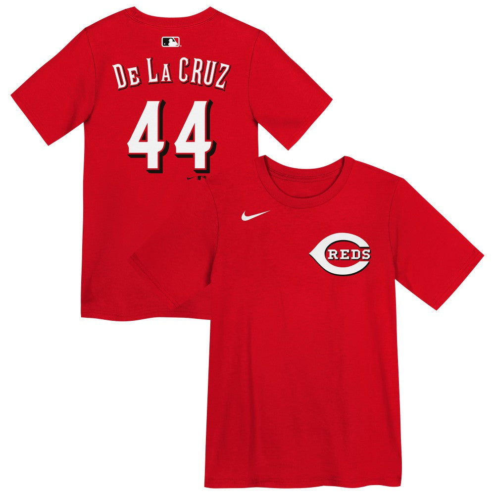 Elly De La Cruz Cincinnati Reds Preschool Name & Number T-Shirt Red
