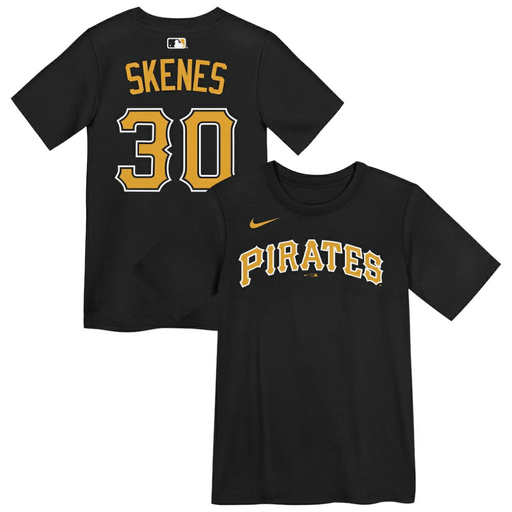 Paul Skenes Pittsburgh Pirates Preschool Name & Number T-Shirt Black | Nike