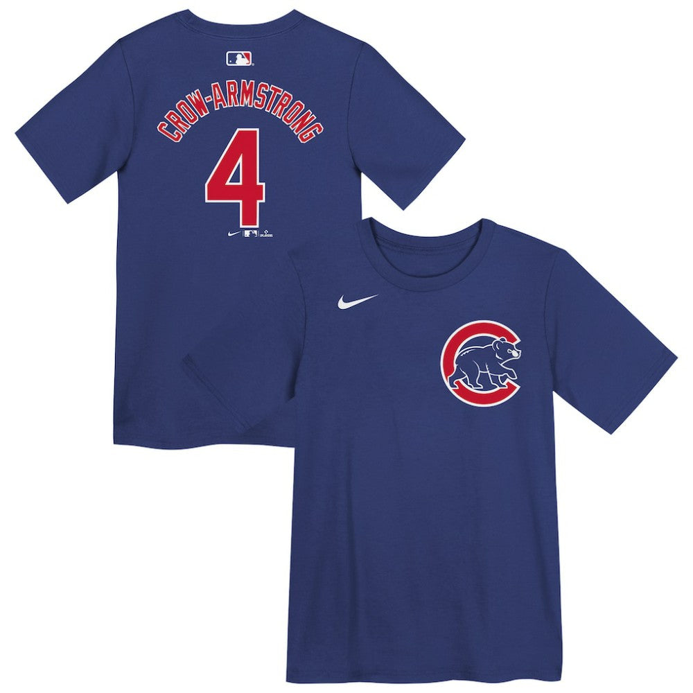 Pete Crow-Armstrong Chicago Cubs Preschool Name & Number T-Shirt Royal | Nike