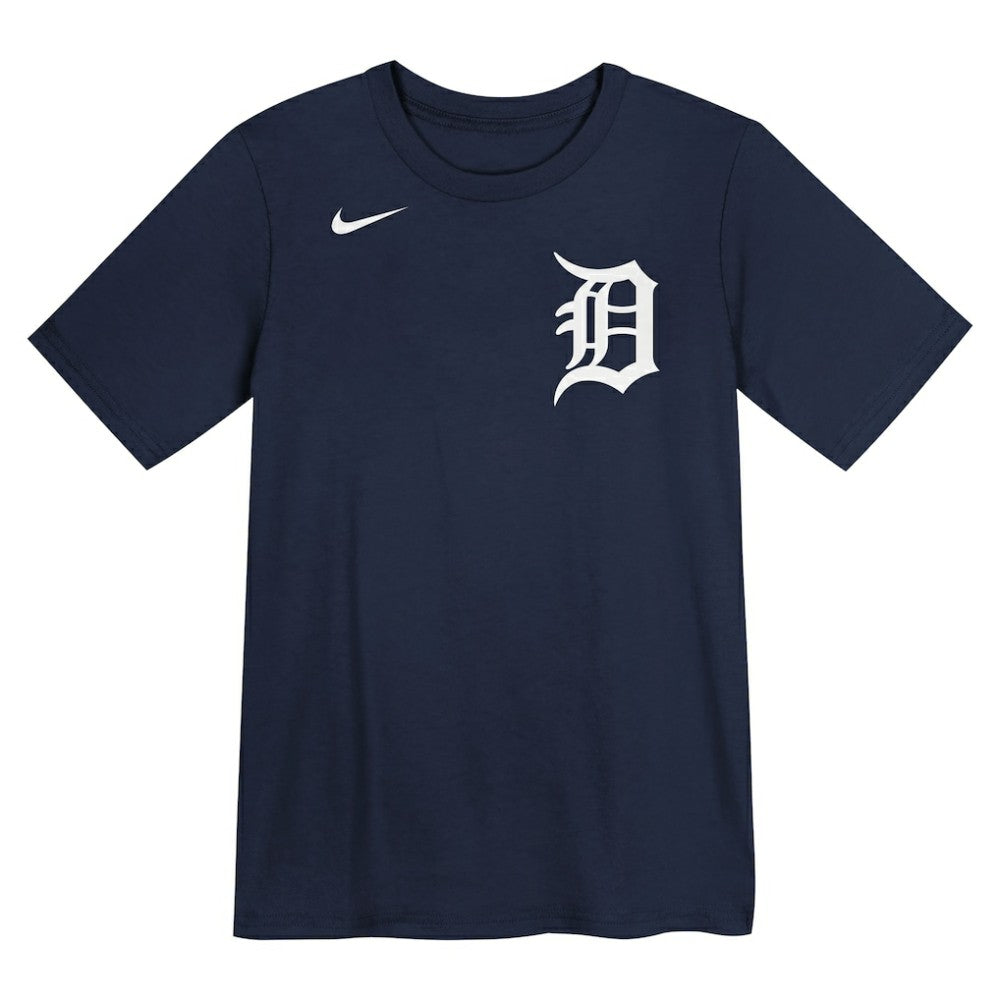 Tarik Skubal Detroit Tigers Preschool Name & Number T-Shirt Navy