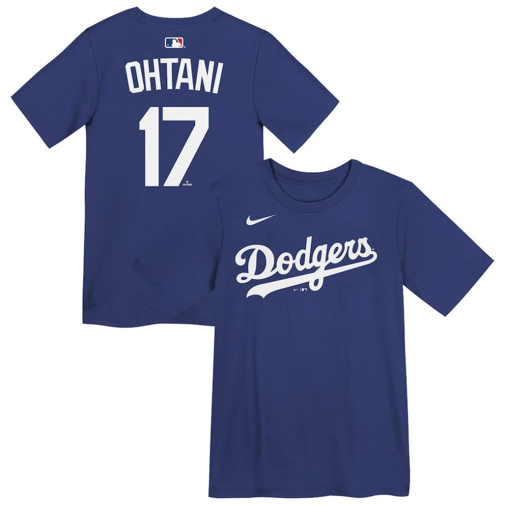 Shohei Ohtani Los Angeles Dodgers Preschool Name & Number T-Shirt Royal | Nike