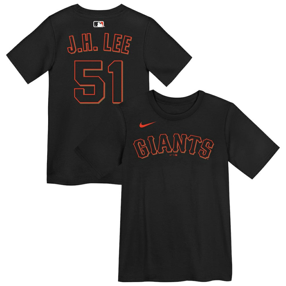 Jung Hoo Lee San Francisco Giants Preschool Name & Number T-Shirt Black | Nike