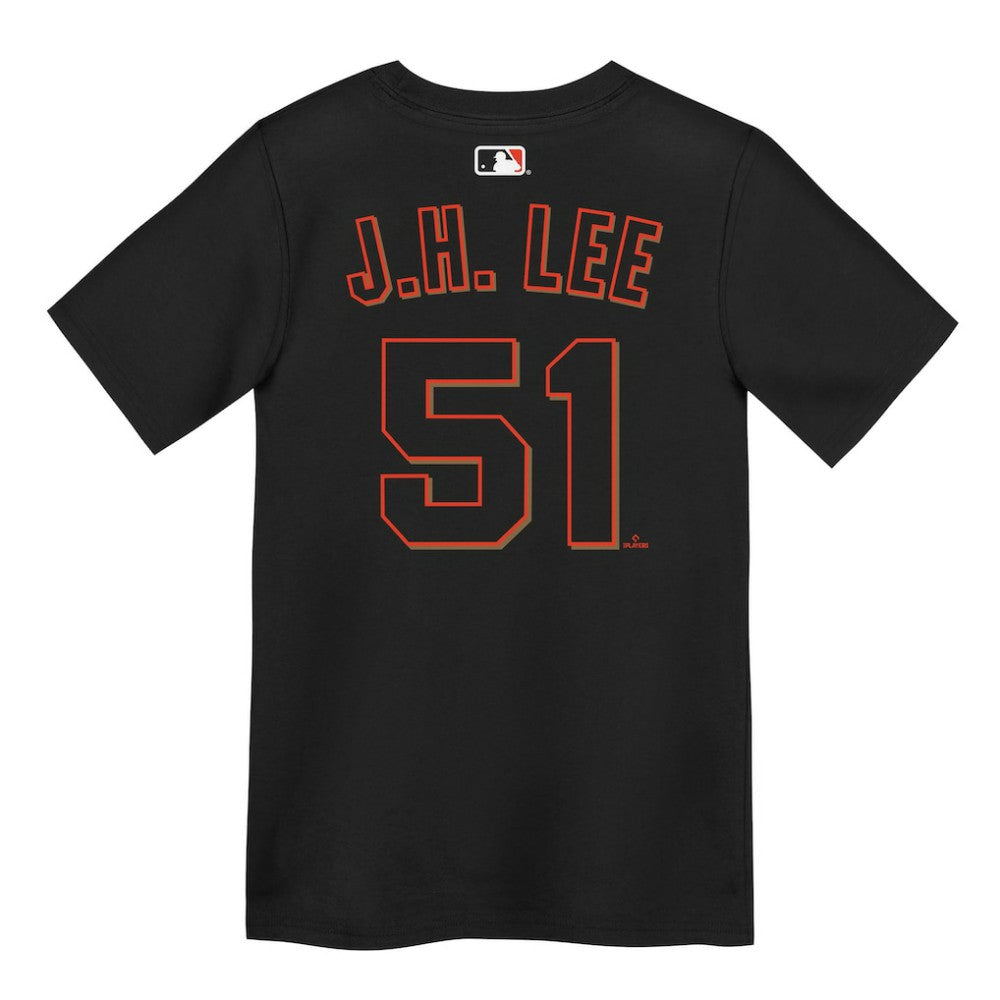 Jung Hoo Lee San Francisco Giants Preschool Name & Number T-Shirt Black | Nike