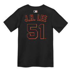Jung Hoo Lee San Francisco Giants Preschool Name & Number T-Shirt Black | Nike