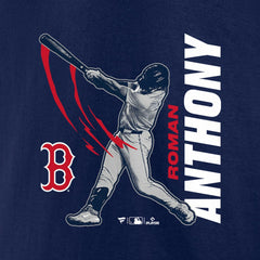 Roman Anthony Boston Red Sox Graphic Player T-Shirt Navy