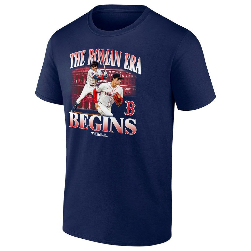 Roman Anthony Boston Red Sox Graphic Player T-Shirt Navy