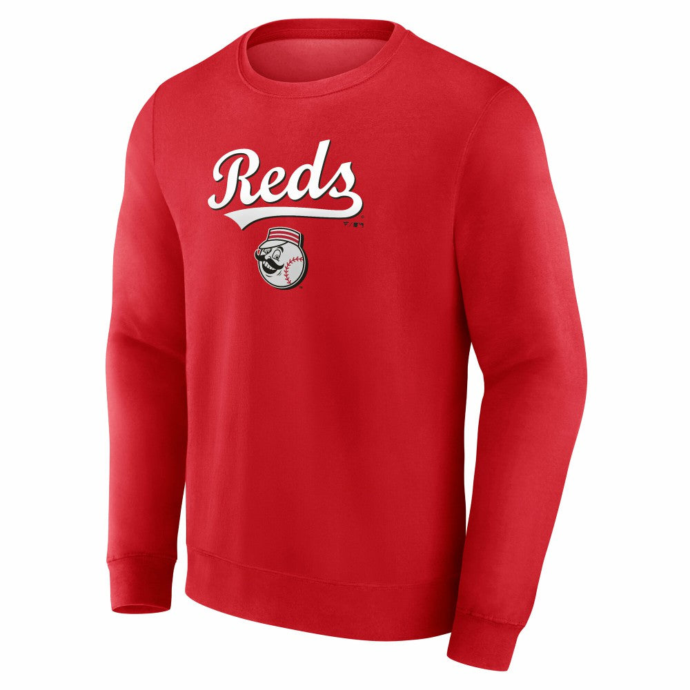 Cincinnati Reds Team Lockup Sweatshirt Red