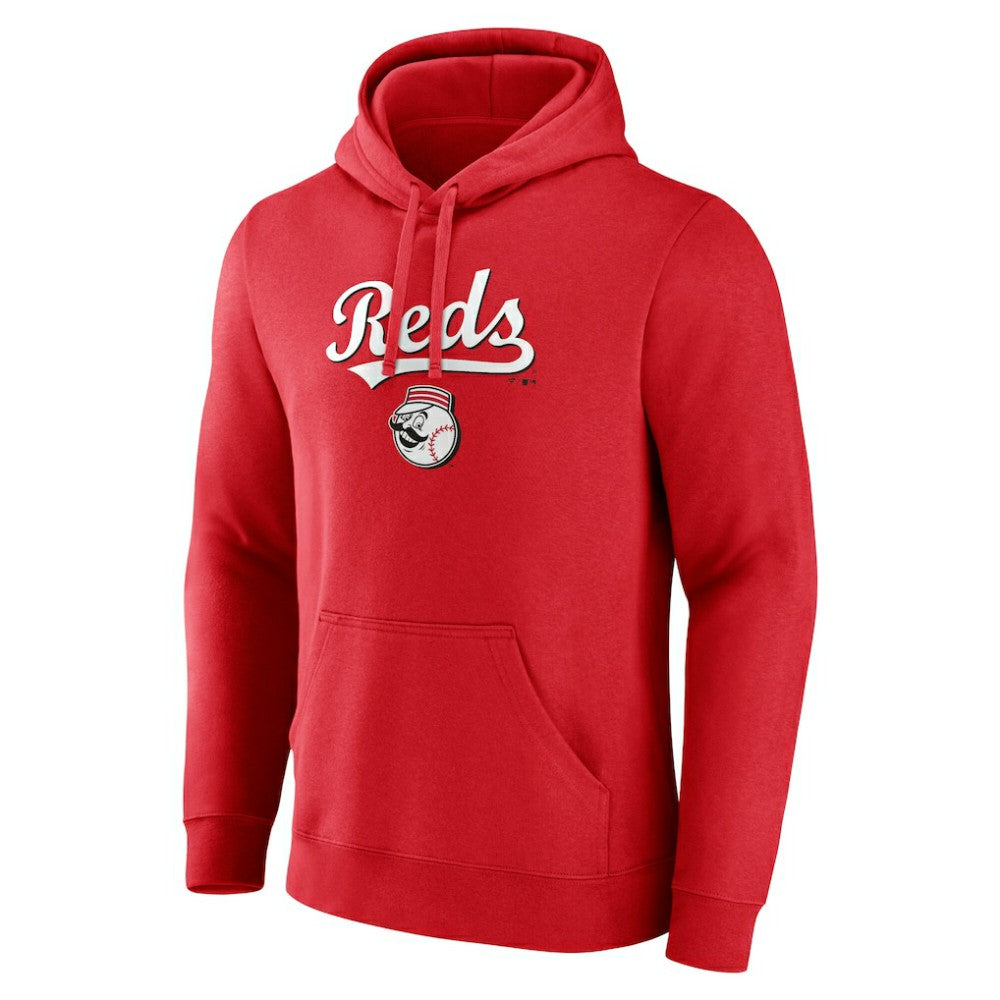 Cincinnati Reds Team Lockup Hoodie Red