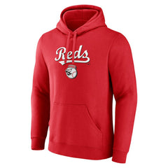 Cincinnati Reds Team Lockup Hoodie Red