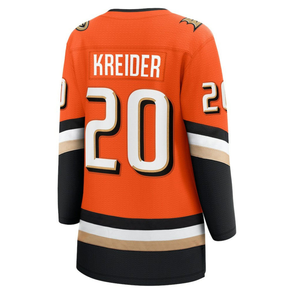 Chris Kreider Anaheim Ducks Fanatics Women's Home Breakaway Player Jersey Orange