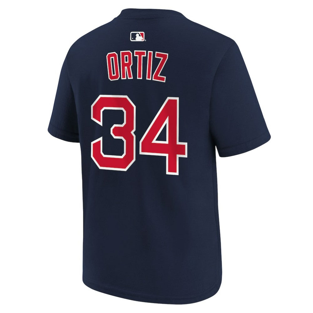 David Ortiz Boston Red Sox Youth Name & Number T-Shirt Navy | Nike