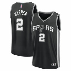 Dylan Harper San Antonio Spurs 2025 NBA Draft First Round Pick Fast Break Replica Jersey - Icon Edition - Black