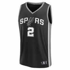 Dylan Harper San Antonio Spurs 2025 NBA Draft First Round Pick Fast Break Replica Jersey - Icon Edition - Black