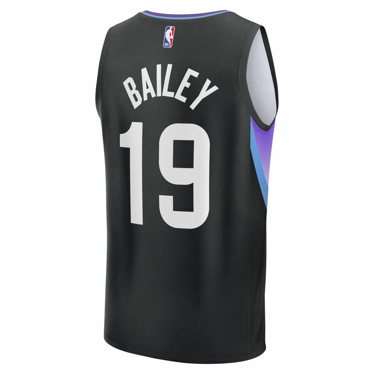 Ace Bailey Utah Jazz Youth 2025 NBA Draft First Round Pick Fast Break Replica Jersey - Statement Edition - Black