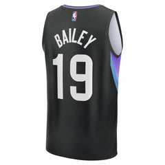 Ace Bailey Utah Jazz Youth 2025 NBA Draft First Round Pick Fast Break Replica Jersey - Statement Edition - Black