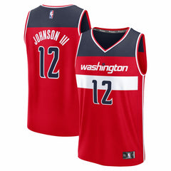 Tre Johnson III Washington Wizards Youth 2025 NBA Draft First Round Pick Fast Break Replica Jersey - Icon Edition - Red
